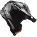 LS2 MX700 Subverter Evo-2 Off Road Crash Helmet Arched Black, Silver & Titanium