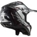 LS2 MX700 Subverter Evo-2 Off Road Crash Helmet Arched Black, Silver & Titanium