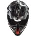 LS2 MX700 Subverter Evo-2 Off Road Crash Helmet Arched Black, Silver & Titanium