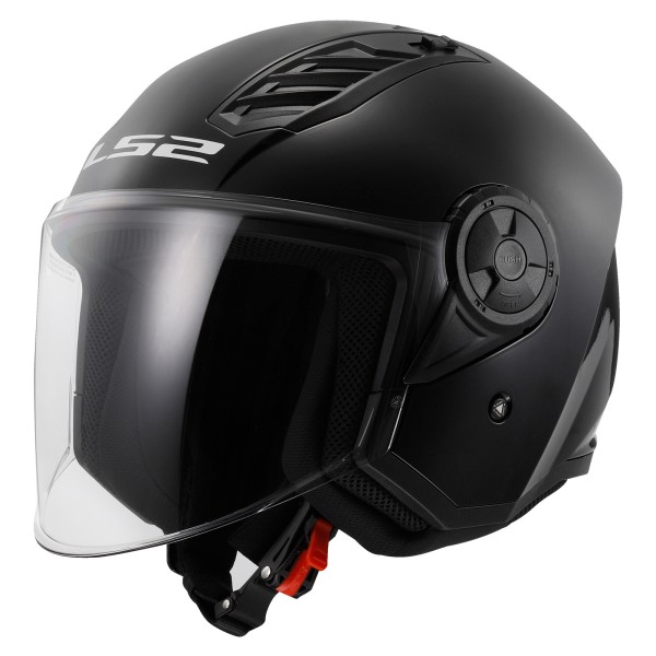 LS2 OF616 Airflow-II Open Face Helmet Gloss Black