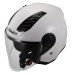 LS2 OF616 Airflow-II Open Face Helmet Gloss White