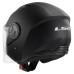 LS2 OF616 Airflow-II Open Face Helmet, Matt Black