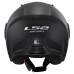 LS2 OF616 Airflow-II Open Face Helmet, Matt Black