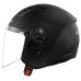 LS2 OF616 Airflow-II Open Face Helmet, Matt Black