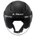 LS2 OF616 Airflow-II Open Face Helmet, Matt Black