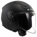 LS2 OF616 Airflow-II Open Face Helmet, Matt Black