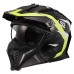 LS2 OF606 Drifter Open Face Helmet, Devor Matt Black & Hi-Vis Yellow