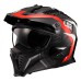 LS2 OF606 Drifter Open Face Helmet, Devor Matt Black, Red & Titanium