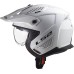LS2 OF606 Drifter Open Face Helmet, Solid White