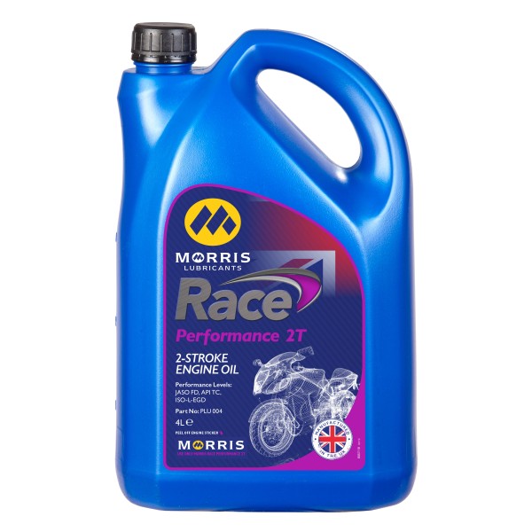 Morris Lubricants Race 2T Performance Engine Oil, 4 Litre Can