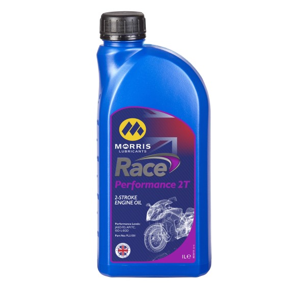 Morris Lubricants Race 2T Performance Engine Oil, 1 Litre Bottle