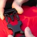 Oxford Products Self-tensioning Luggage Straps B-Clip Fastener, Black
