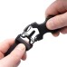 Oxford Products Self-tensioning Luggage Straps B-Clip Fastener, Black