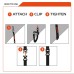 Oxford Products Self-tensioning Luggage Straps B-Clip Fastener, Hi-Viz Yellow Colour, 26mm x 0.8m