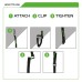 Oxford Products Self-tensioning Luggage Straps G-Hook Fastener, Black
