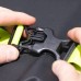 Oxford Products Self-tensioning Luggage Straps B-Clip Fastener, Hi-Viz Yellow Colour, 26mm x 0.8m