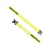 Oxford Products Self-tensioning Luggage Straps B-Clip Fastener, Hi-Viz Yellow Colour, 26mm x 0.8m