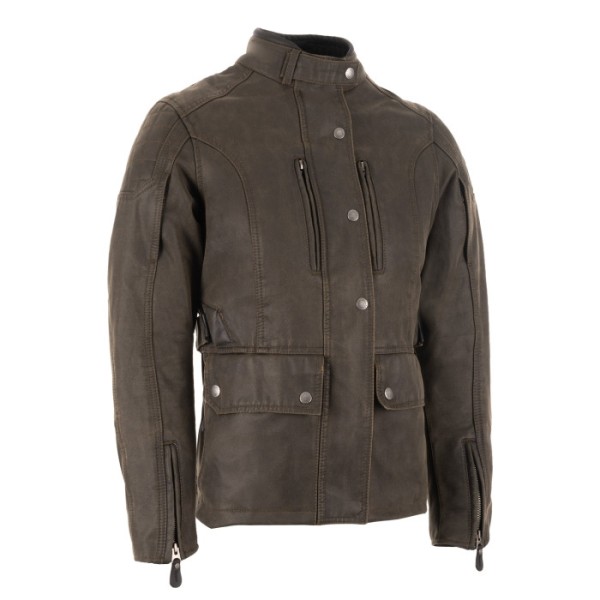 Oxford Products Sterling Dry2Dry Khaki Wax Cotton Jacket for Women Oxford Products Sterling Dry2Dry Khaki Wax Cotton Jacket for Women