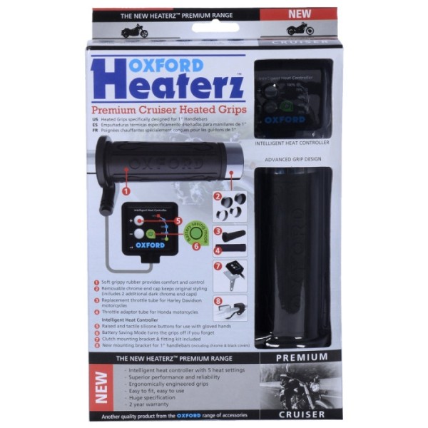 Oxford Products Hotgrips Heated Grips - Premium Cruiser Oxford Products Hotgrips Heated Grips - Premium Cruiser