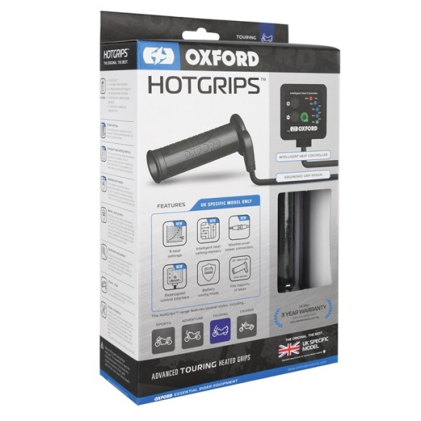 Oxford Products Hotgrips Advanced UK Specific Heated Grips - Touring Oxford Products Hotgrips Advanced UK Specific Heated Grips - Touring
