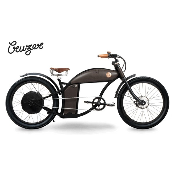 Ex-demo Bargain Rayvolt Cruzer Electric Cycle in Gunmetal Grey - Double Battery (48V, 21Ah) inc. Factory Lighting Kit