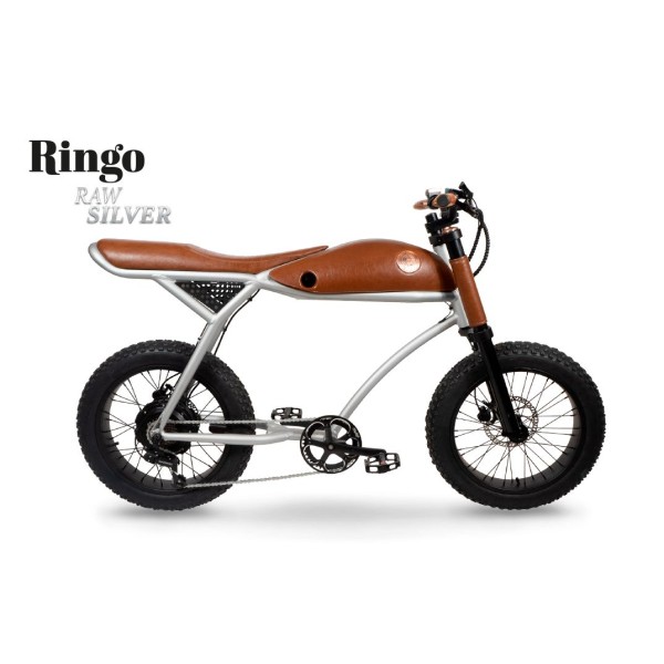 Ex-demo Rayvolt Ringo Electric Cycle in Silver White with High Capacity Battery
