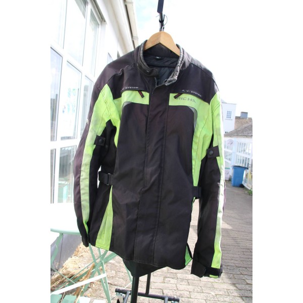 Air Ambulance Donation Richa Hi-Vis Yellow & Black Waterproof Jacket Size XXXL