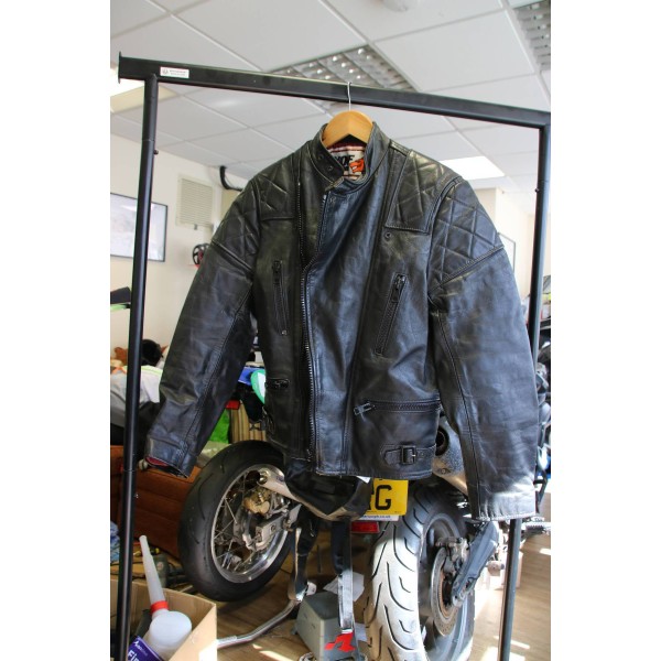 Air Ambulance Donation Authentic Old School Leather Jacket