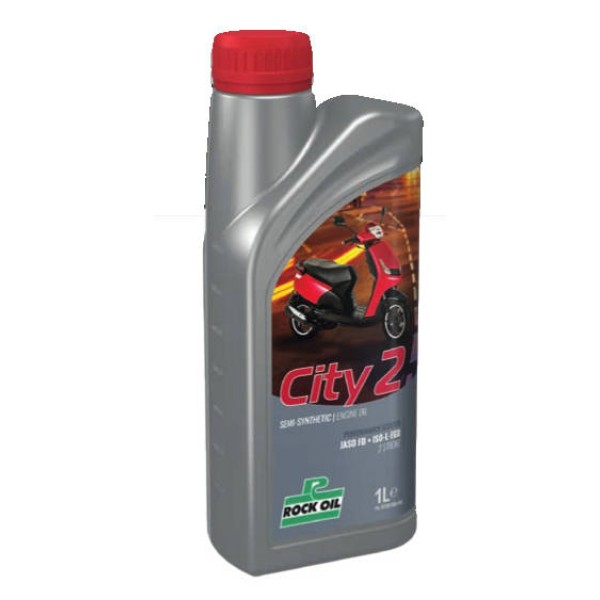 Rock Oil City 2 Stroke Semi Synthetic 1 Litre
