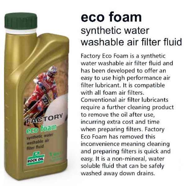 Rock Oil Factory Eco Foam Air Filter Fluid 1 Litre