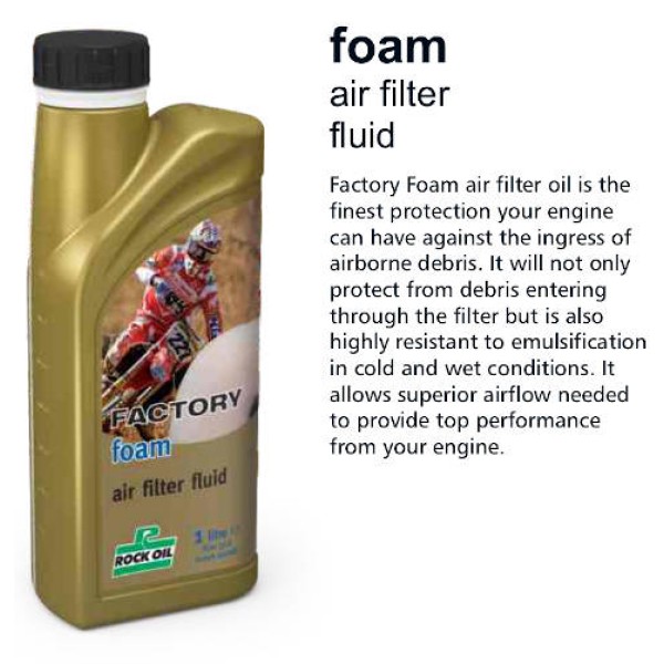 Rock Oil Foam Air Filter Fluid 1 Litre