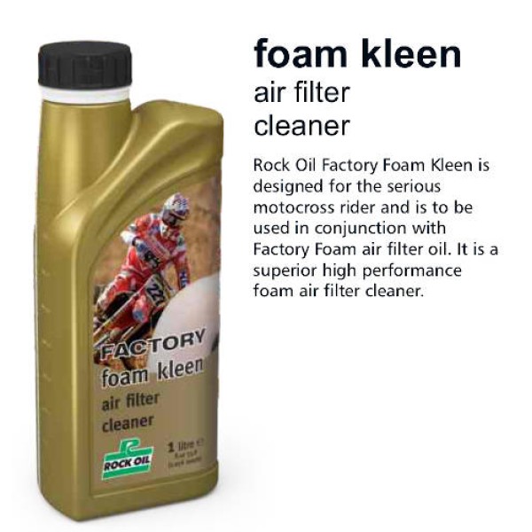 Rock Oil Foam Kleen Air Filter Cleaner 1 Litre