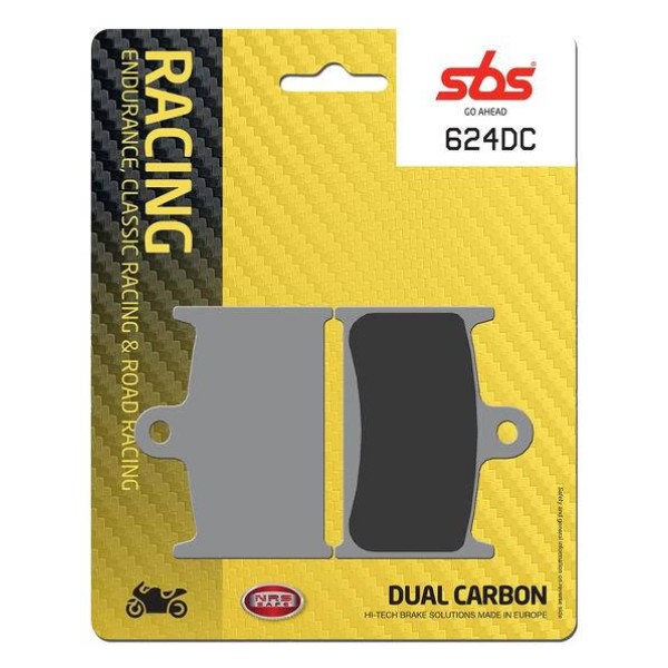 SBS Brake Pad 624DC Carbon Race Front Brake Pads