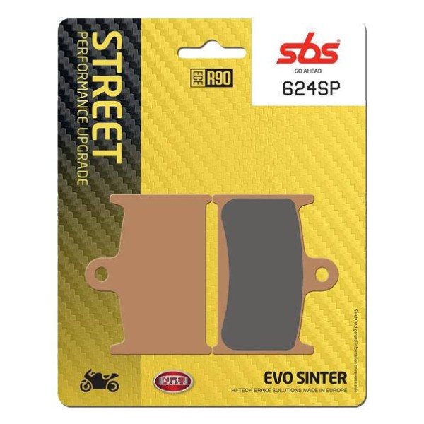 SBS Brake Pad 624SP Sport Evo Front Sintered Brake Pads