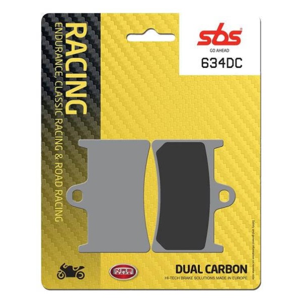 SBS Brake Pad 634DC Carbon Race Front Brake Pads