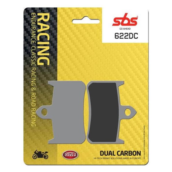 SBS PAD 622DC DUAL CARBON RACING ROAD SPORT TRACK