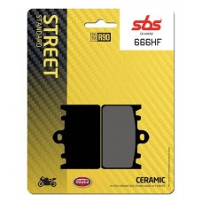 SBS Brake Pad 666HF Rear Fitment for Pretech 4 Piston Caliper