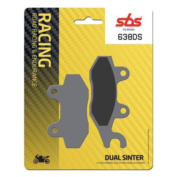 SBS Brake Pads  638DS-1 Dual Sintered