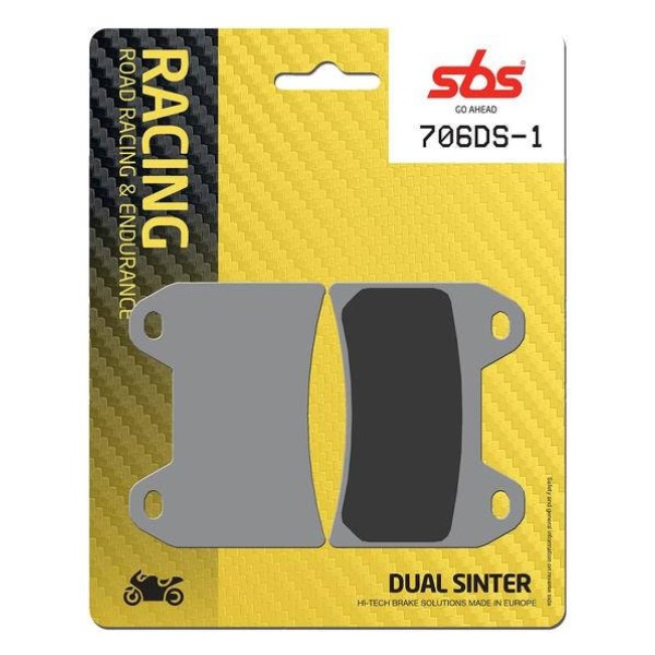 SBS Brake Pads  706DS-1 Dual Sintered