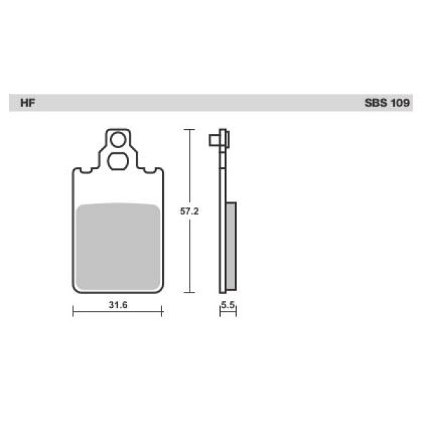 SBS Brake Pads  109 Series