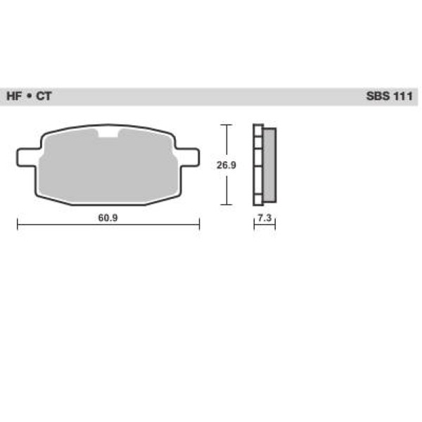 SBS Brake Pads  111 Series