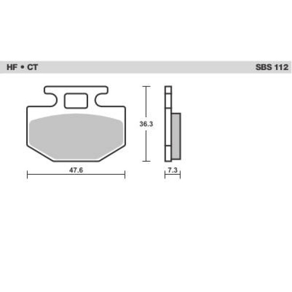 SBS Brake Pads  112 Series