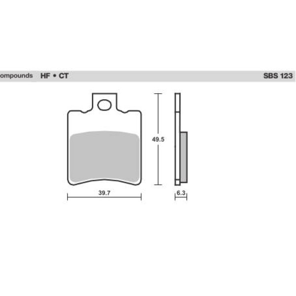 SBS Brake Pads  128 Series