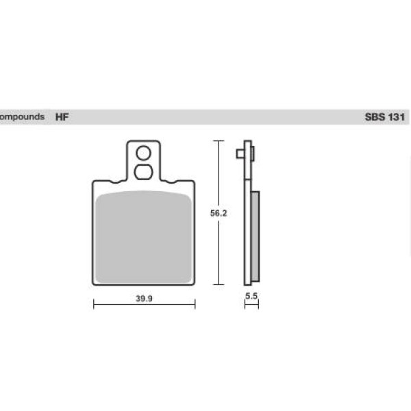 SBS Brake Pads  131 Series