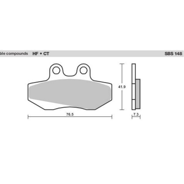 SBS Brake Pads  148 Series