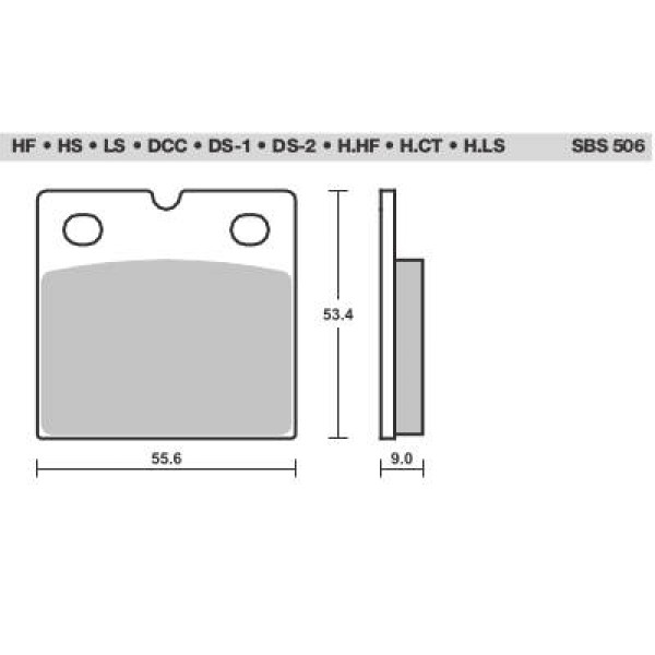 SBS Brake Pads  506 Series