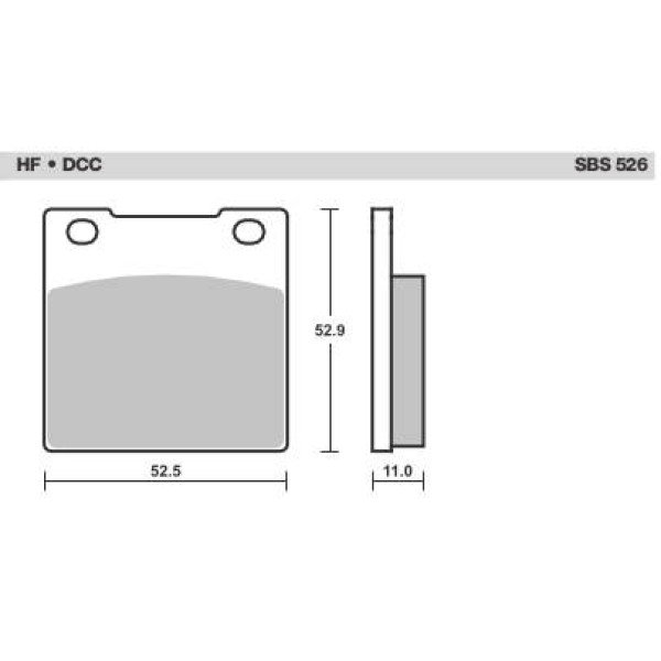 SBS Brake Pads  526 Series