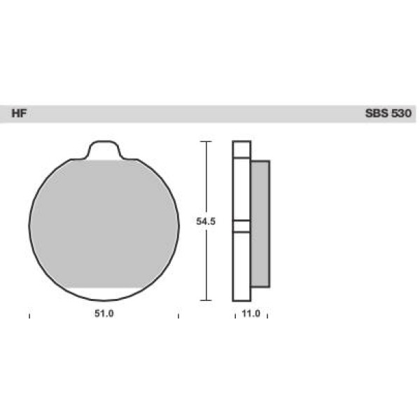 SBS Brake Pads  530 Series