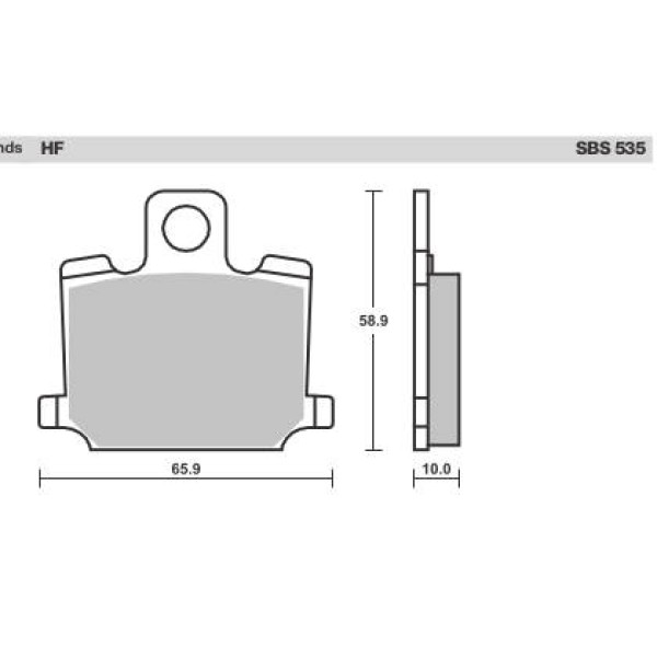 SBS Brake Pads  535 Series