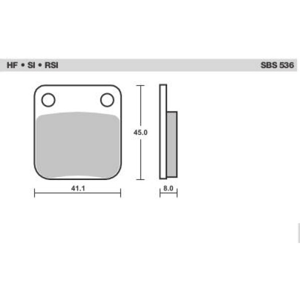 SBS Brake Pads  536 Series